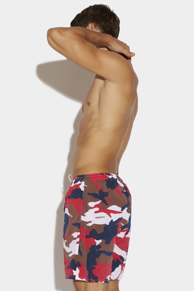dsquared2_iconic_the_round_up_swim_boxer.jpg Dsquared2 Iconic The Round Up Swim Boxer - Image 1
