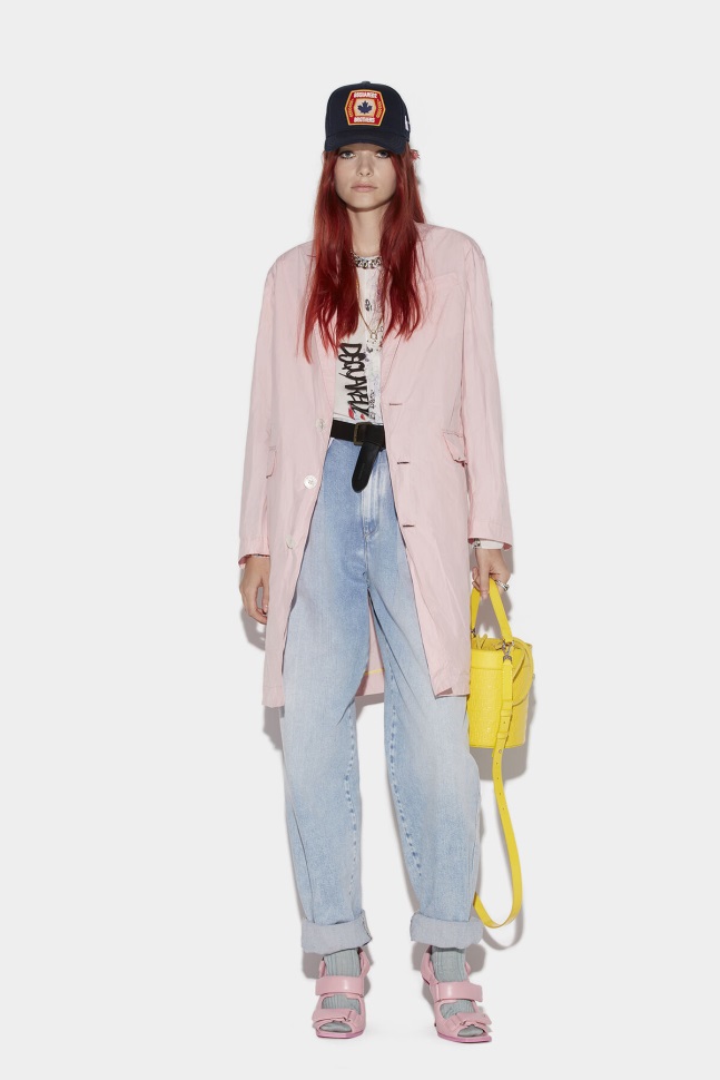 dsquared2_iconic_three_button_rain_coat.jpg Dsquared2 Iconic Three Button Rain Coat - Image 1