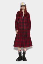 Dsquared2 Iconic Tiered Shirt Dress - Image 3