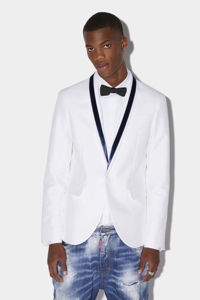 dsquared2_iconic_tokyo_one_button_blazer.jpg Dsquared2 Iconic Tokyo One Button Blazer - Image 1
