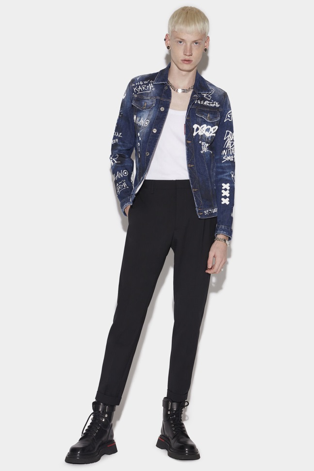 dsquared2_iconic_underground_hockney_trousers.jpg Dsquared2 Iconic Underground Hockney Trousers - Image 1