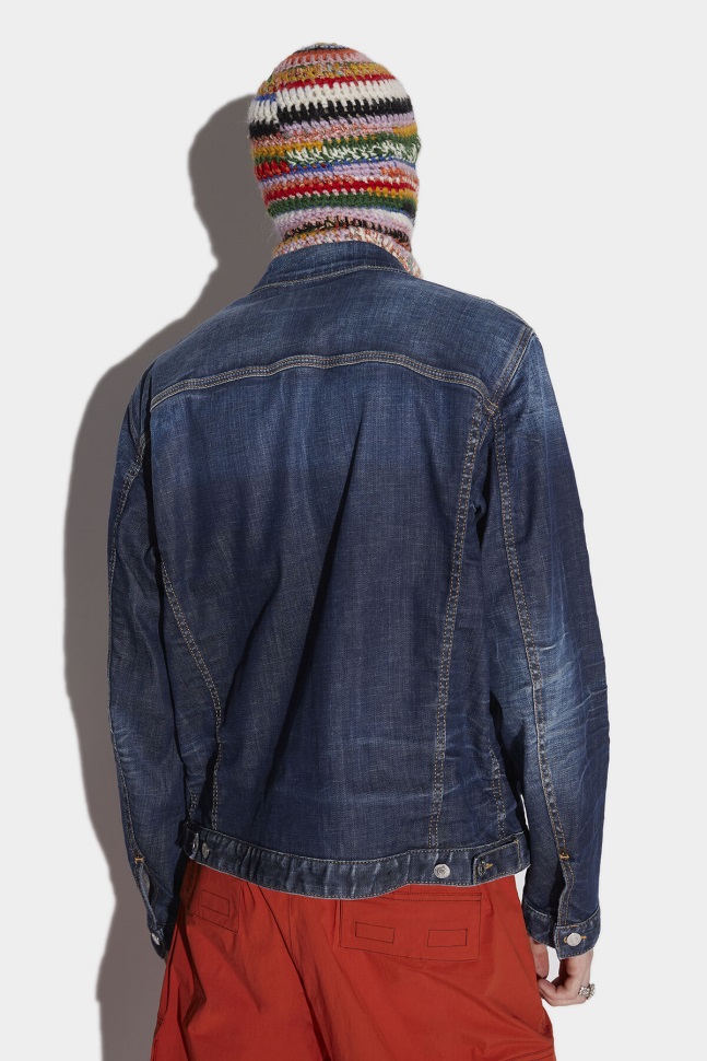 Dsquared2 Iconic Wall Tag Over Jacket - Image 2