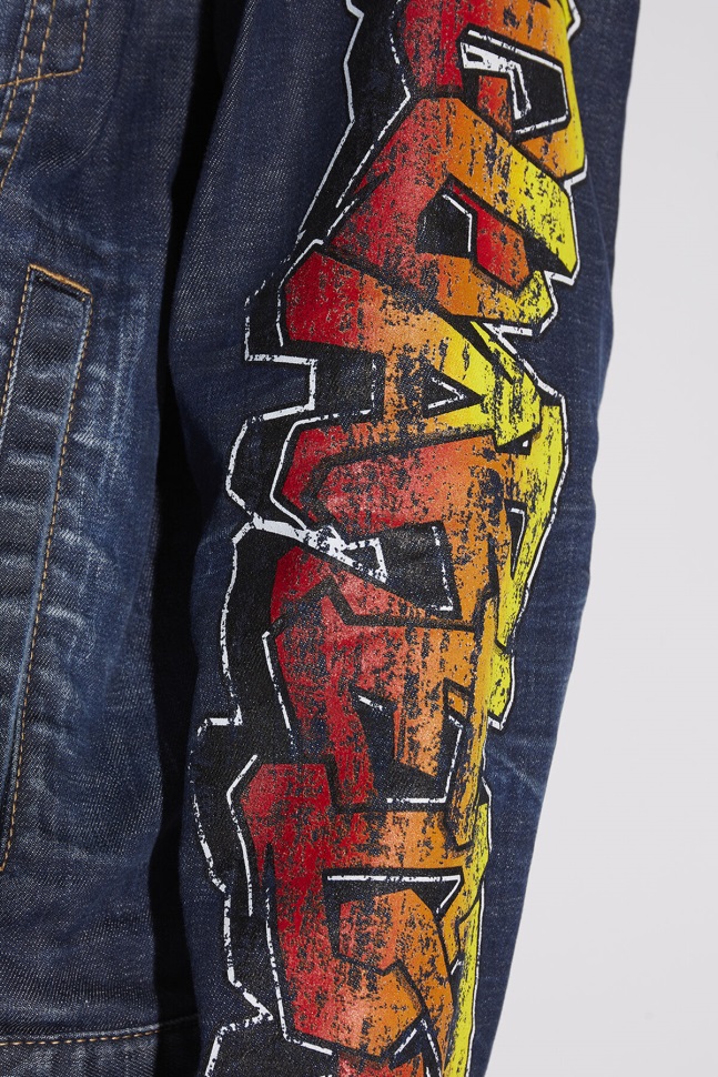 Dsquared2 Iconic Wall Tag Over Jacket - Image 5