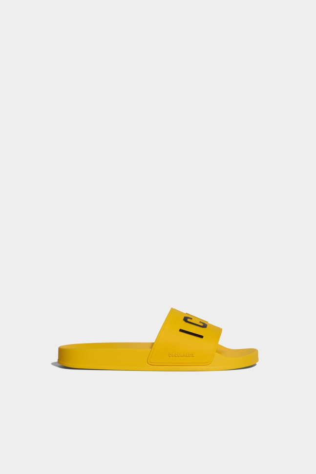 dsquared2_iconic_white_be_icon_slides.jpg Dsquared2 Iconic WHITE Be Icon Slides - Image 1