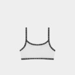 Dsquared2 Iconic WHITE/BLACK-DS2 Kids Sports Bra