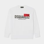 Dsquared2 Iconic WHITE/BLACK DS2 Kids Sweatshirt