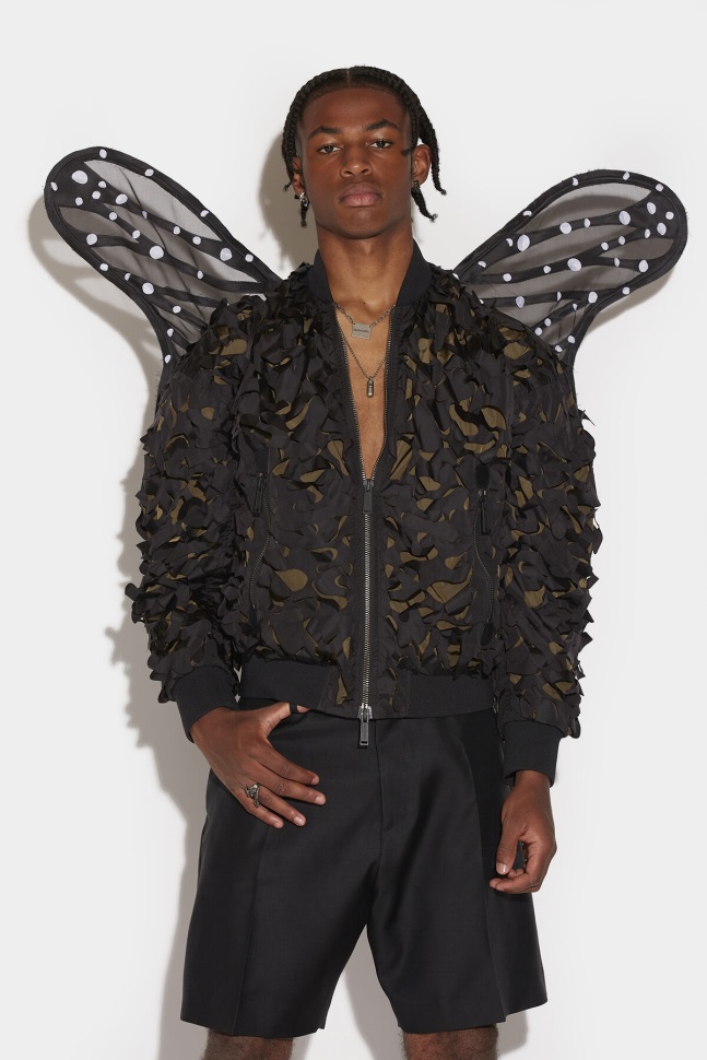 dsquared2_iconic_white_butterfly_wings.jpg Dsquared2 Iconic WHITE Butterfly Wings - Image 1