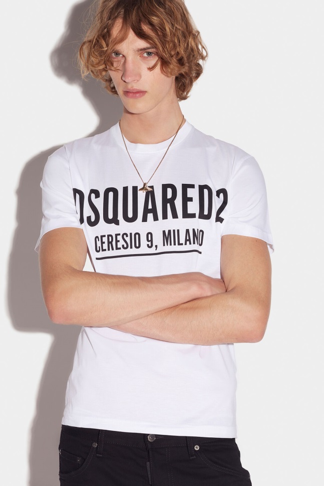 dsquared2_iconic_white_ceresio_9_cool_t_shirt.jpg Dsquared2 Iconic WHITE Ceresio 9 Cool T-Shirt - Image 1