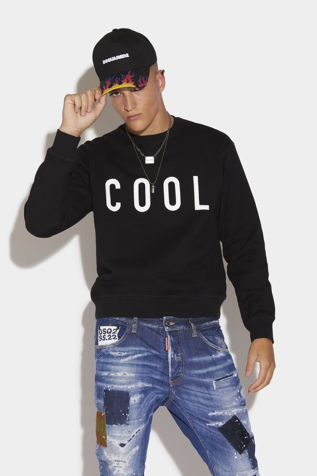 dsquared2_iconic_white_cool_sweater.jpg Dsquared2 Iconic WHITE Cool Sweater - Image 1