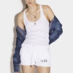 Dsquared2 Iconic WHITE/DARK FUXIA Mini Icon Shorts