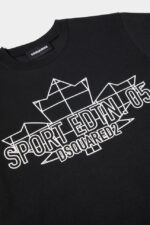 Dsquared2 Iconic WHITE DS2 Kids Sport Edtn.05 T-Shirt - Image 3
