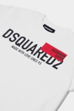Dsquared2 Iconic WHITE-DS2 Kids T-Shirt - Image 3