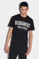 Dsquared2 Iconic WHITE/MILITARY GREEN Ceresio 9 Cool T-Shirt D2 WHITE
