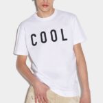 Dsquared2 Iconic WHITE/RED Cool T-Shirt