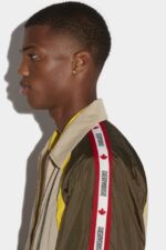 Dsquared2 Iconic WHITE Sport Hybrid Tape Jacket - Image 4