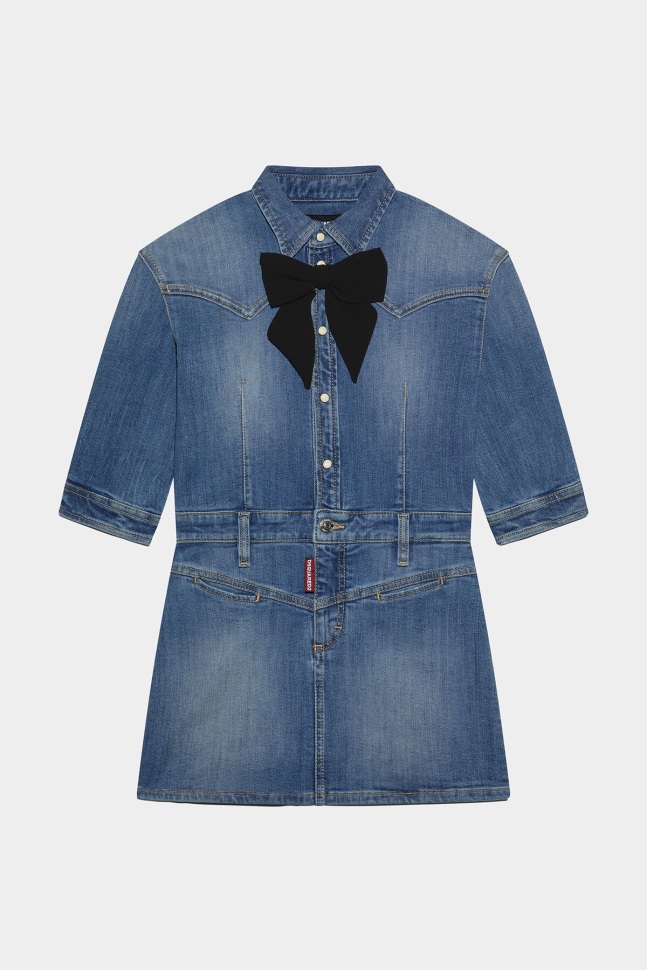 dsquared2_kids_dress_blue.jpg Dsquared2 Kids Dress BLUE - Image 1