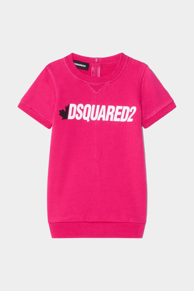 dsquared2_kids_dress_minnie_pink.jpg Dsquared2 Kids Dress-MINNIE PINK - Image 1