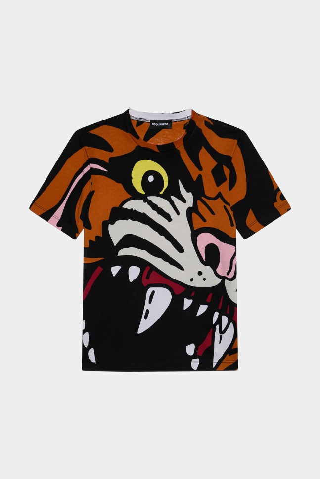 dsquared2_kids_t_shirt_black.jpg Dsquared2 Kids T-Shirt BLACK - Image 1