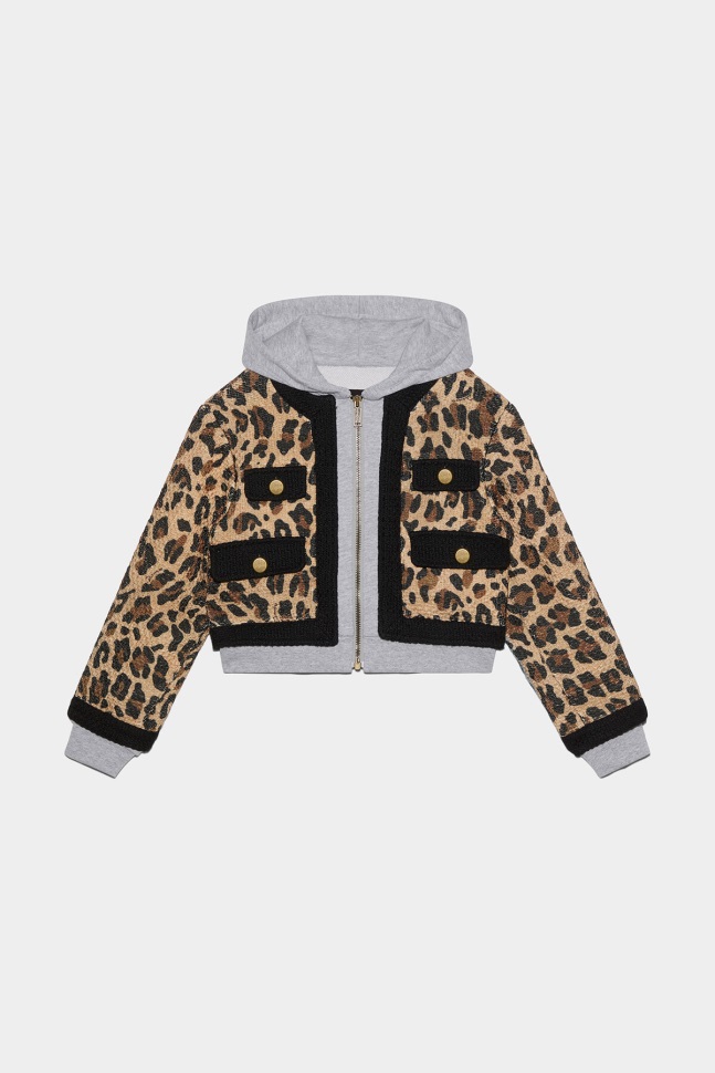dsquared2_kids_zipped_hoodie.jpg Dsquared2 Kids Zipped Hoodie - Image 1