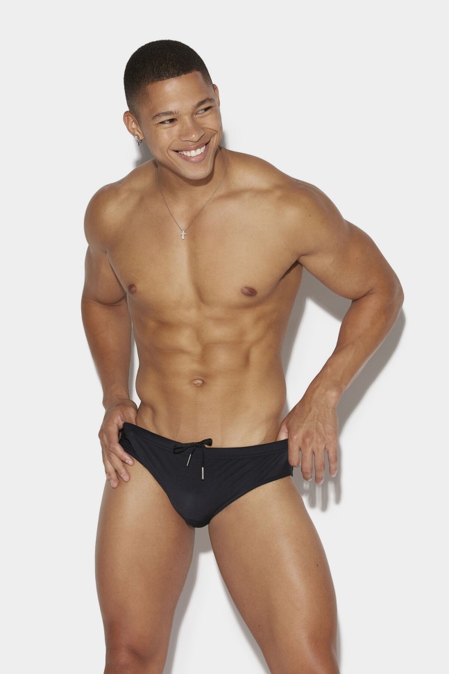 dsquared2_leaf_swim_brief.jpg Dsquared2 Leaf Swim Brief - Image 1