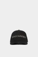 Dsquared2 Logo Baseball Cap BLACK D2 - Image 3