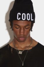 Dsquared2-Logo Beanie BLACK - Image 3