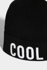 Dsquared2-Logo Beanie BLACK - Image 4
