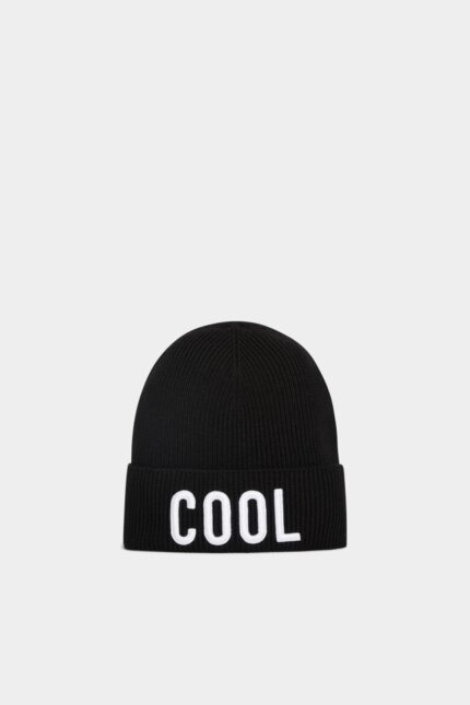 Dsquared2-Logo Beanie BLACK