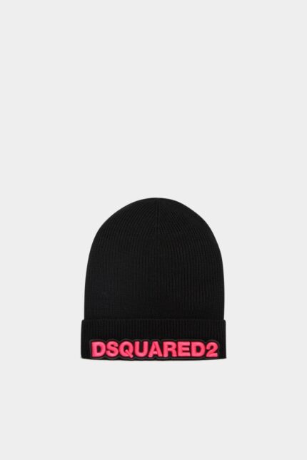 Dsquared2 Logo Beanie BLACK
