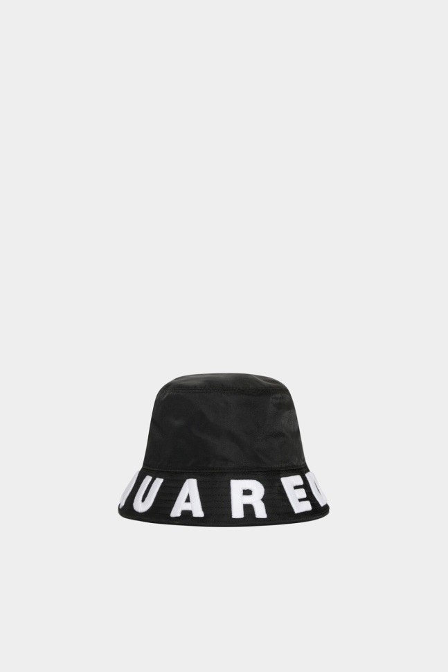 dsquared2_logo_bucket_hat.jpg Dsquared2 Logo Bucket Hat - Image 1