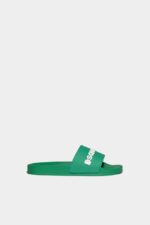 Dsquared2 Logo Slides BLACK/GREEN