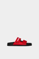 Dsquared2 Logo Slides BLACK/RED