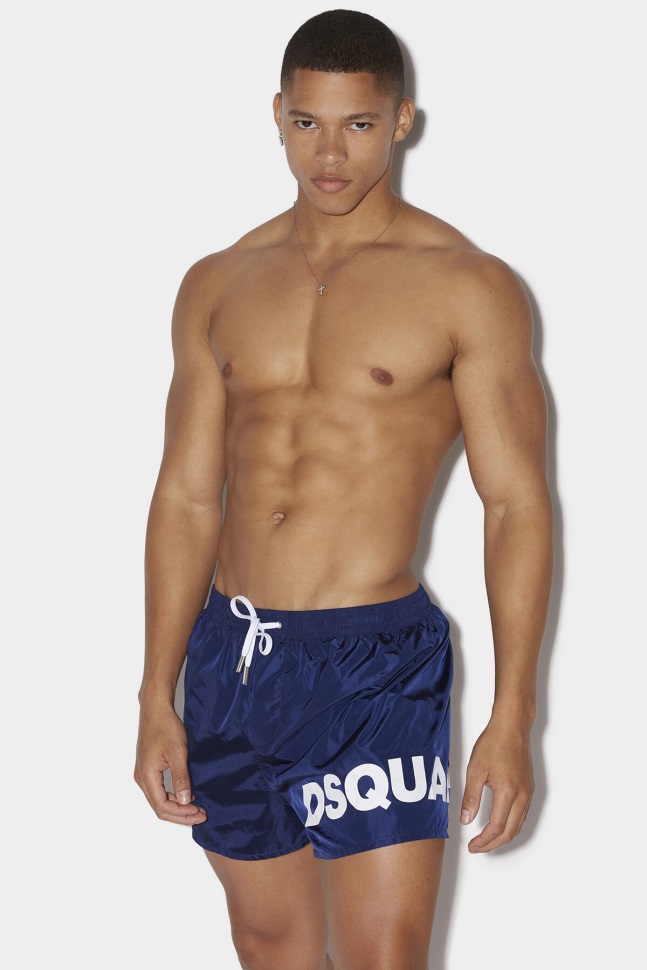 dsquared2_logo_swim_boxer.jpg Dsquared2 Logo Swim Boxer - Image 1