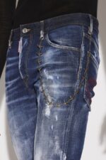 Dsquared2 New In Dark Splatter Wash Cool Guy Jeans - Image 3