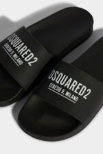 Dsquared2 Slides BLACK D2 - Image 4