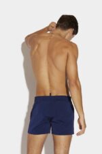 Dsquared2 Tape Midi Boxer BLACK/NAVY - Image 2