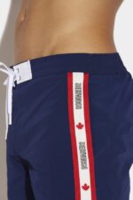 Dsquared2 Tape Midi Boxer BLACK/NAVY - Image 3