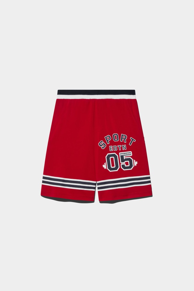 Dsquared2 Iconic BLACK D2Kids Sport Edtn.05 Shorts