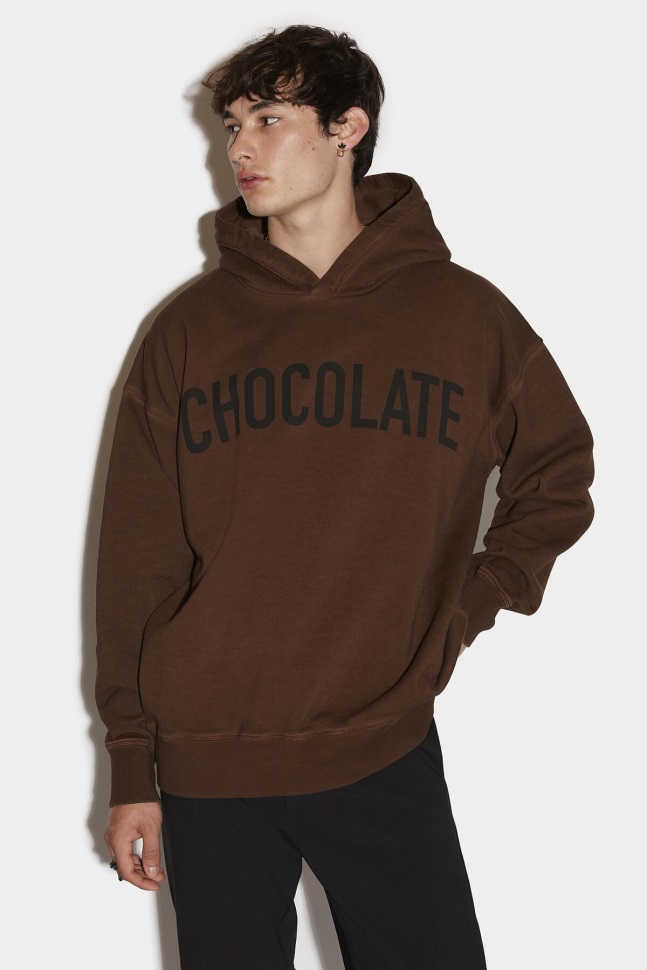 Dsquared2 Iconic Choco Slouch Hoodie