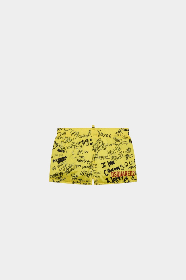 Dsquared2 Iconic D2Kids Boxer YELLOW