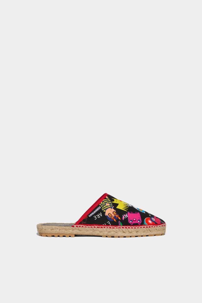 Dsquared2 Iconic Cartoon Espadrilles