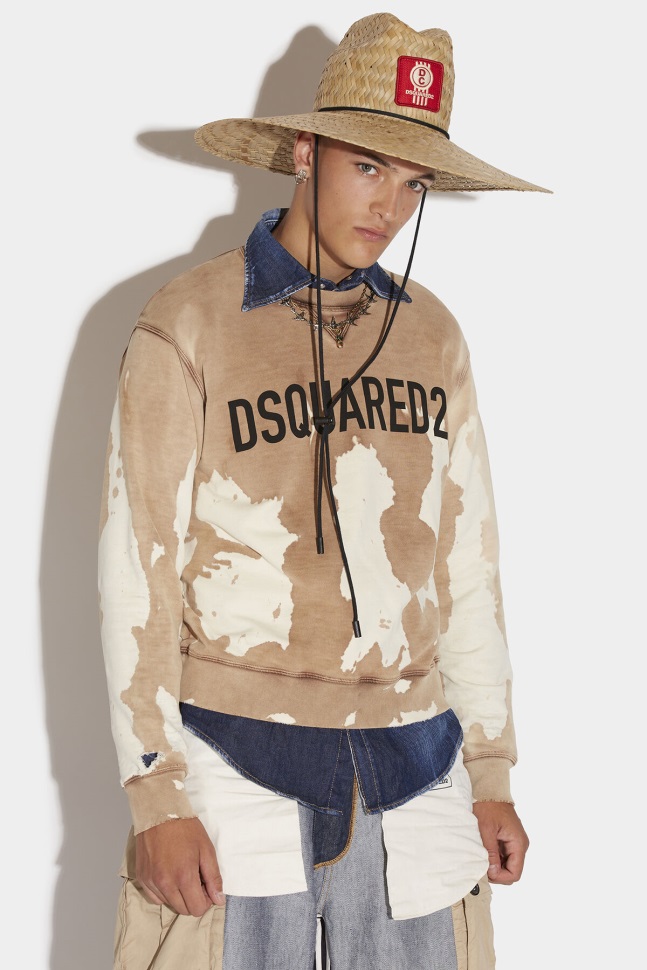Dsquared2 Iconic Tie-Dye Cool Sweater