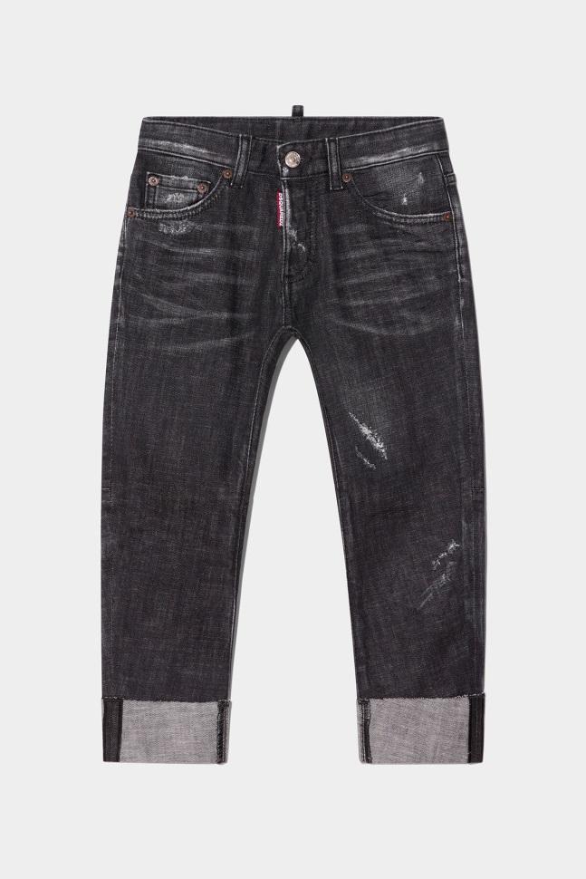 Dsquared2 Iconic D2 Kids Denim Jeans BLACK