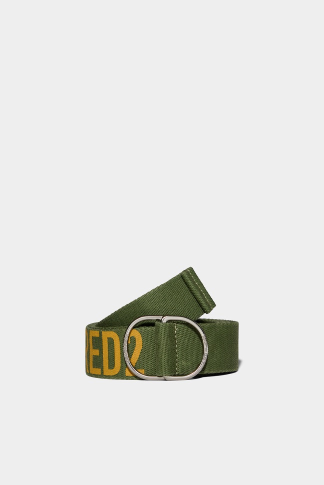 Dsquared2 Iconic GREEN One Life Organic Cotton Belt