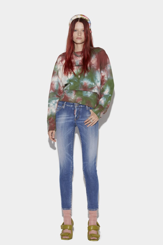 Dsquared2 Iconic Medium Proper Wash Jennifer Jeans
