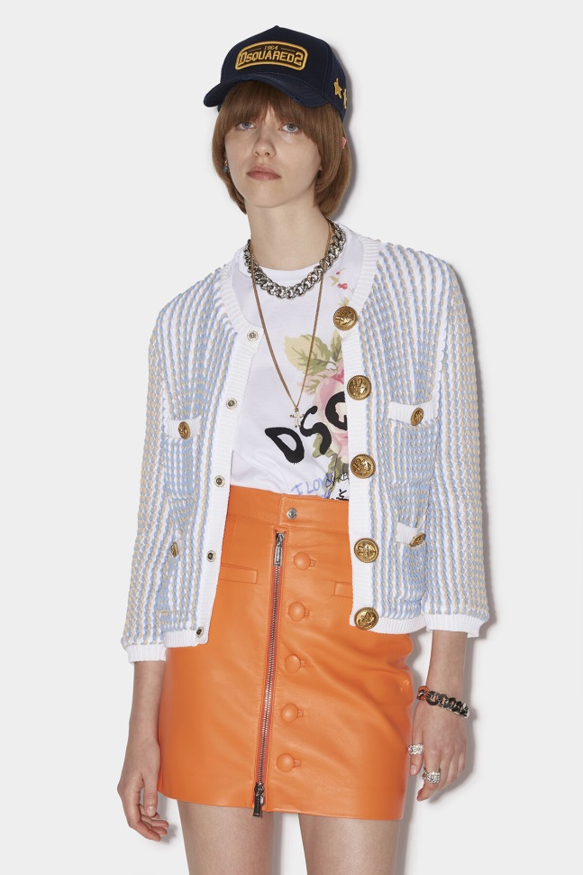 Dsquared2 Iconic Riviera Knit Jacket