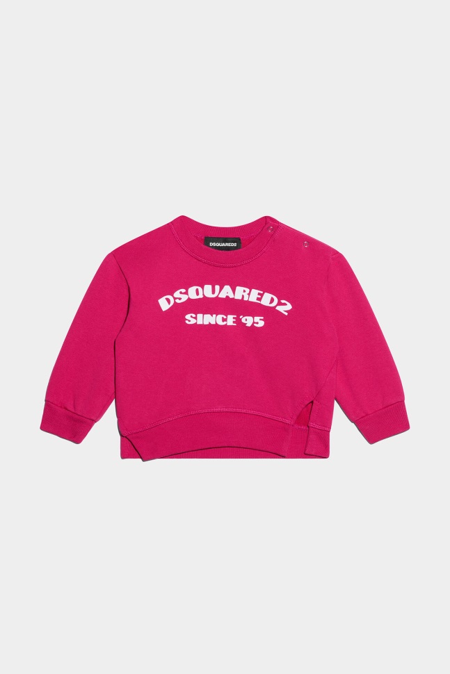 Dsquared2 Iconic WHITE/MINNIE PINK DS2 Kids Sweatshirt