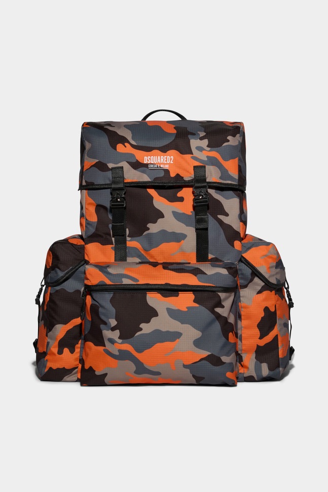 Dsquared2 Iconic Ceresio 9 Camo Big Backpack