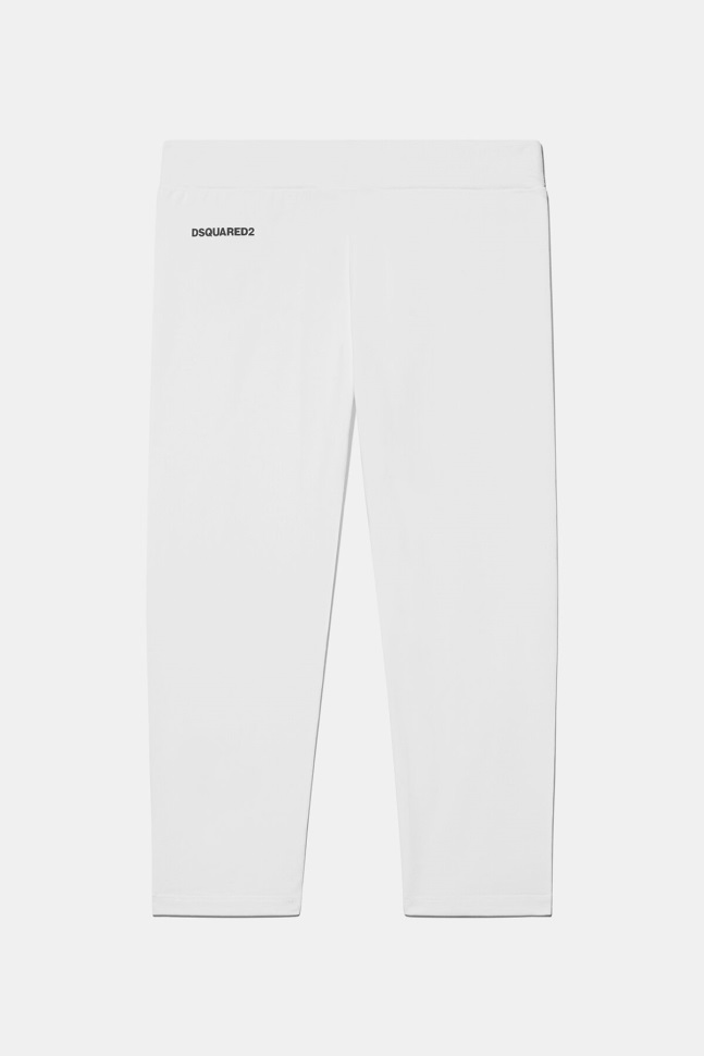 Dsquared2 Iconic D2Kids Sport Edtn.05 Leggings WHITE