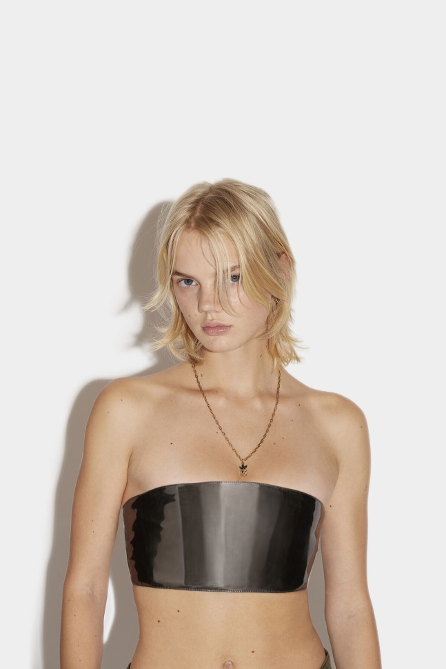 Dsquared2 Iconic Bandeau D2 SILVER